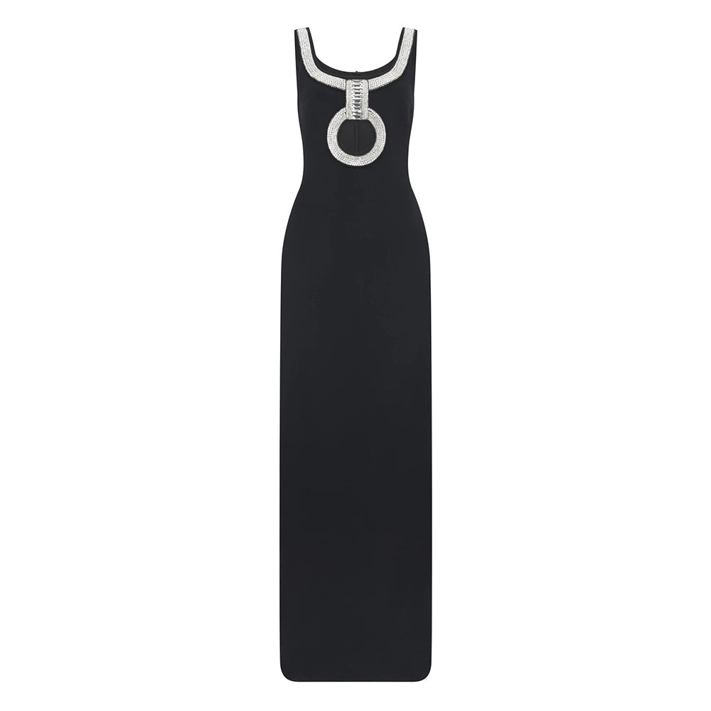 Diamond-studded Suspenders Carefully Cut Out On The Chest