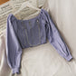 French Niche Design Chain Decoration Short Shirt