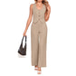 Two-piece Suit Blazer Waistcoat And Wide-leg Pants