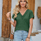 Women's Fashion Solid Color Casual T-shirt