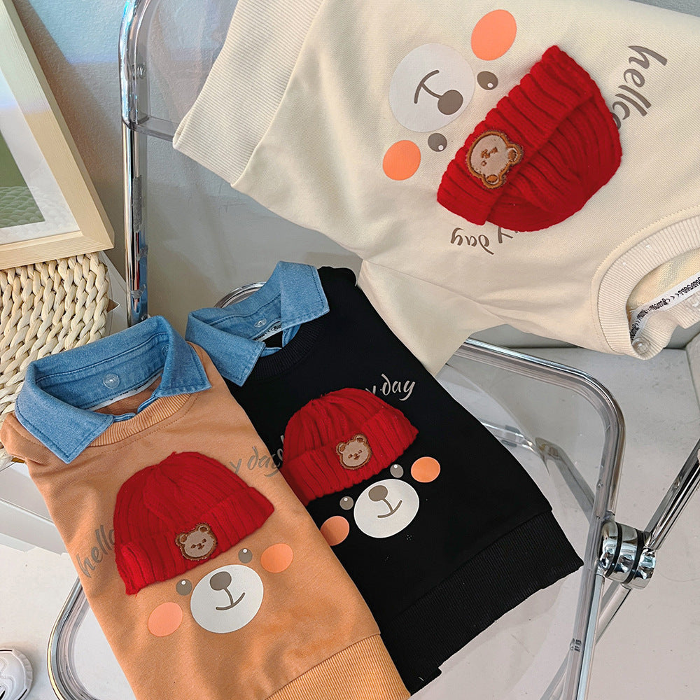 Spring And Autumn Children's Split Suit
