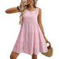 Women's Loose Casual Elegant Sleeveless Plaid Dress