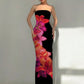 Sexy Slim Fit Printed Tube Top Bodycon Sheath Dress