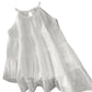 Girl's Strap Skirt Sleeveless Hollow Cotton