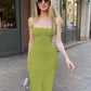 New Women's Summer Bare Back Tied Dress