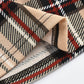 Girls Fashion Sleeveless Plaid Round Neck Dress