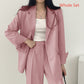 Pink Suit Jacket Spring Autumn Women's Design Sense Niche