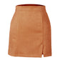 Jupe sexy taille haute en daim style coréen automne et hiver