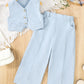 Children's Summer Leisure Fashion Personality Vest Suit