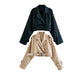 Trench-coat décontracté à manches longues avec ceinture de style français