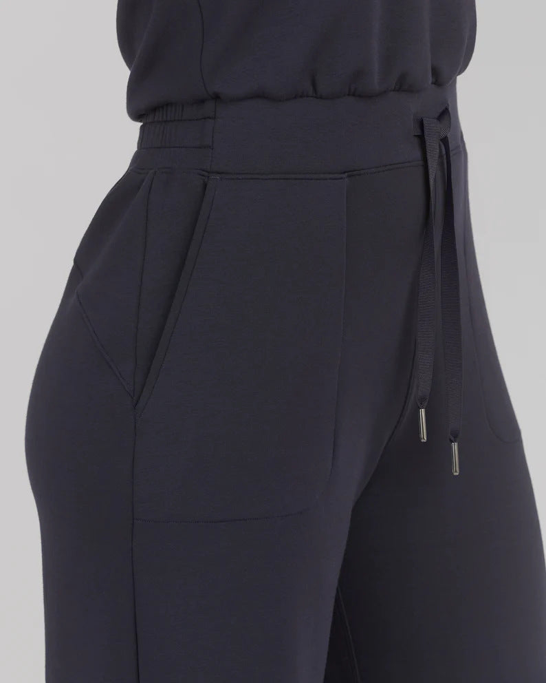Combinaison pantalon à lacets tendance pour femme