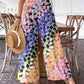 Elegant High Waist Wide Leg Women's Trousers