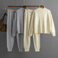Pull décontracté en tricot torsadé à demi-col roulé