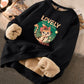 Fashion Thickened Printed Sweater For Women