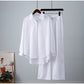 Chemise ample à manches longues et pantalon large, tenue décontractée, nouvelle collection automne et hiver
