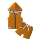 Fashion Children's Zip-up Shirt Suit