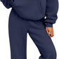 Autumn And Winter Casual Hooded Sweatshirt Oversized Wide-leg