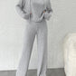 Loose Long Sleeve Trousers Suit