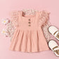 Spring Infant Children's Solid Color Sleeveless Dress