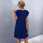 European And American Women's Clothing Solid Color Dress Women