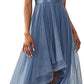 Bridesmaid Prom Evening Dress For Sequin Gauze Annual Meeting