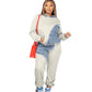 Fashion Casual Sweater Ankle-tied Long Twinset Suit