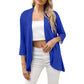 European And American Leisure Printed Knitted Cardigan