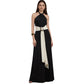 Women's Fashion Color-blocked French Halter Jumpsuit