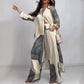 European And American Three-quarter Sleeve Printed Top And Pants Commute Leisure Suit