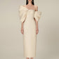 Bow French Elegant High Waist Dress