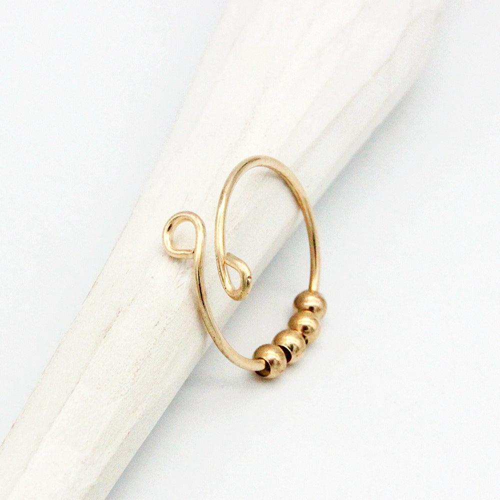 Rotating Anti-stress Anxiety Ring Fashionable Cute Adjustable Ring