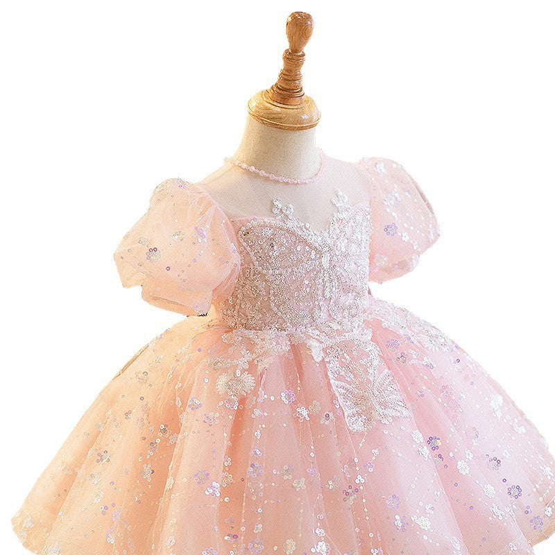 Romantic Sweetheart Style Dress Girl Princess Dress
