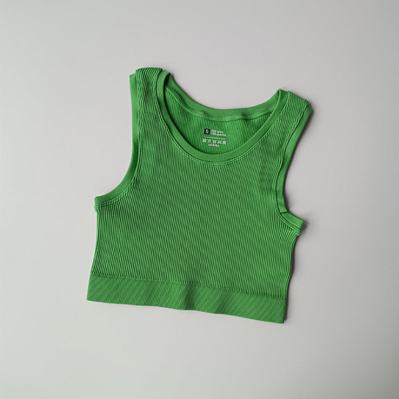 Seamless Single-layer Sports I-shaped Vest Women's Quick-drying Running