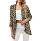 European And American Leisure Printed Knitted Cardigan