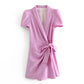 Ladies Casual Suit Style Solid Color Jumpsuit