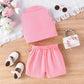 Girl's Candy Color Vest Suit Top Skirt Suit