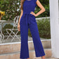 Jumpsuit Women's Ruffled Wide Leg Strap