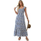 European And American Fashion Retro Vacation Style High Waist Long Skirt For Women
