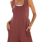 Comfortable Pocket Vest Jumpsuit Women