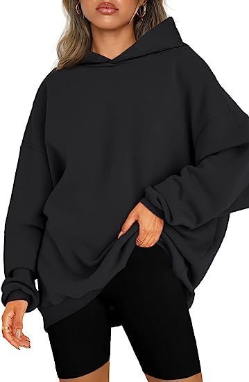 Pull à capuche ample surdimensionné pour femme