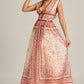 Vacation Style Vintage Printed Long Dress