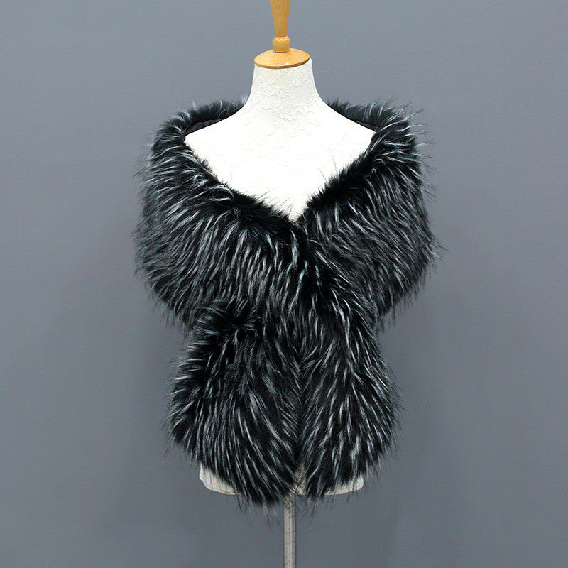 Large Shawl Women Stage Dinner Dress