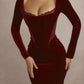 Women's Slim-fit Suede High-end Dress
