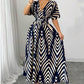 Twill Dress Short Sleeve Waist-controlled