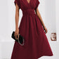 Elegant Solid-color Long Womens Dress