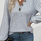 Women's Pure Color All-matching Long-sleeved Bottoming Shirt