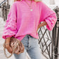 Large Size Loose Long-sleeved Large-sleeved Knitted Pullover Halloween Sweater