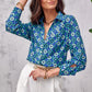 Women's Temperament Leisure Loose Single-breasted Long Sleeve Shirt