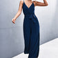 Women's Clothing New Sale V-neck Strap Split Jumpsuit