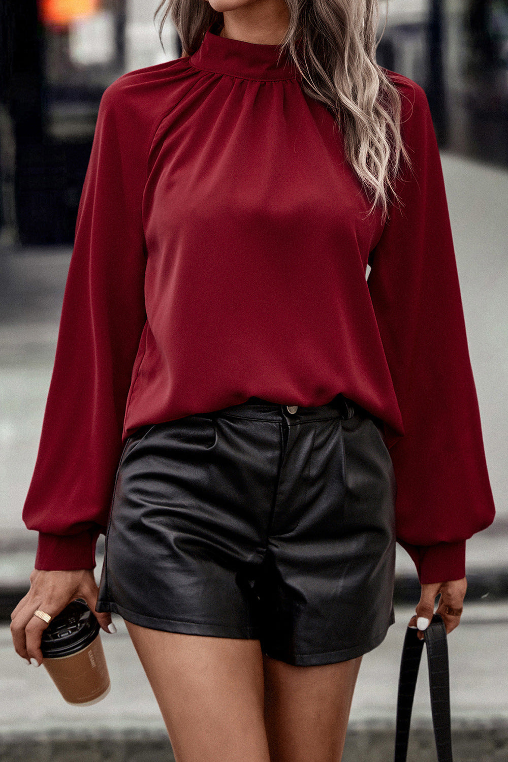 Ladies Fashion Backless Casual Shirt